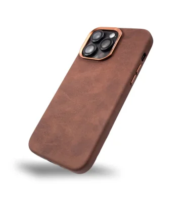 قاب چرمی مگسیف دار مک کوی ایفون 16 پرو مکس ENORMOUS LEATHER MAGSAFE CASE MACCOY IPHONE 16 PRO MAX|مناسب ایفون 16 پرومکسچرم با کیفیتمقاوم در برابر ضربهمگسیف قویبرند اورجینال مک کوی