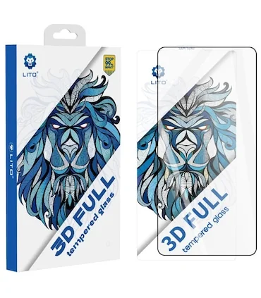 برچسب گلس لیتو اس 25 اولترا Glass 3D FULL LITO S25 ULTRA| مناسب گلکسی اس 25 اولترا کیفیت چسب عالی نصب اسان ابگریزی عالی مقاوم دربرابر خط وخش بازتاب نور در زیر افتاب برند اورجینال لیتو 