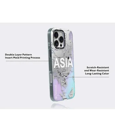 قاب یانگ کیت ایفون 16 پرومکس Youngkit Color Changing Globe Trotter Magsafe ASIA Iphone 16 Pro Max