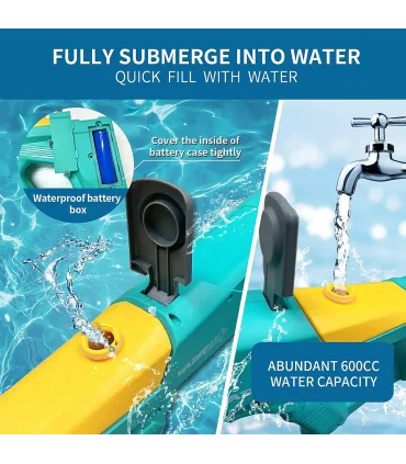 تفنگ آبپاش داوین شارژی Shark Electric Water Gun Davin