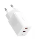 شارژر 40 وات دو پورت بیسوس GaN5 Pro Fast Charger CCGP180