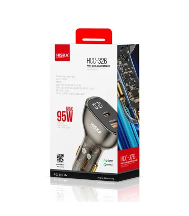 شارژر فندکی 95 وات هیسکا مدل HCC-326