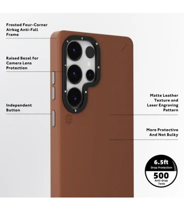 قاب یانگ کیت اس 25 اولترا Youngkit Simple Matte Leather S25 ULTRA