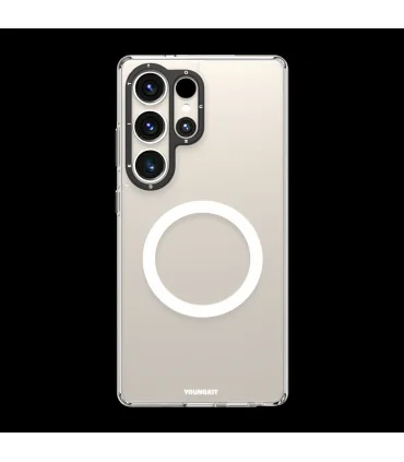قاب یانگ کیت مگسیف دار مات 25 اولترا Case YoungKit gemstone glass back S25 Ultra