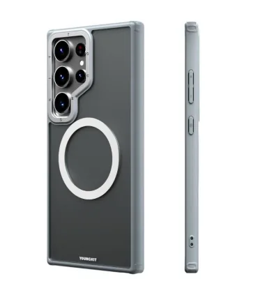 قاب یانگ کیت راک سند مگسیف دار مات اس 25 اولترا Case YoungKit Rock Sand Magsafe S25 Ultra|Case YoungKit اس25اولترامناسب اس25اولترا مگسیف دار رنگ بندی زیبا مقاوم در برابر ضربه کیفیت ساخت بالا برند اورجینال یانگ کیت