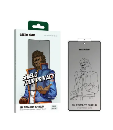 گلس پرایوسی گرین لاین سامسونگ اس 24 اولترا Green Lion Privacy Shield Glass S24 Ultra