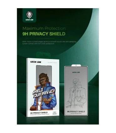 گلس پرایوسی گرین لاین سامسونگ اس 24 اولترا Green Lion Privacy Shield Glass S24 Ultra