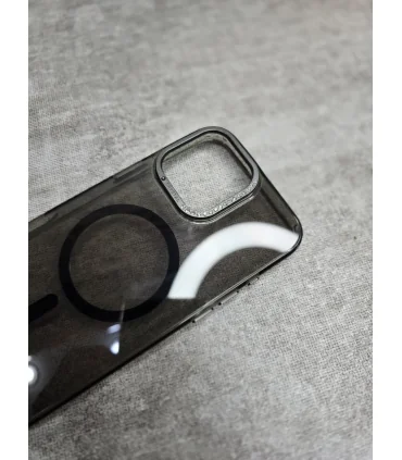 قاب مگسیف دار نگین دور لنز ایفون 16 پرو مکس Case Mag Merit Iphone 16 pro max