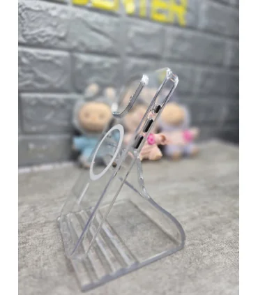 قاب مگسیف دار نگین دور لنز ایفون 16 پرو مکس Case Mag Merit Iphone 16 pro max