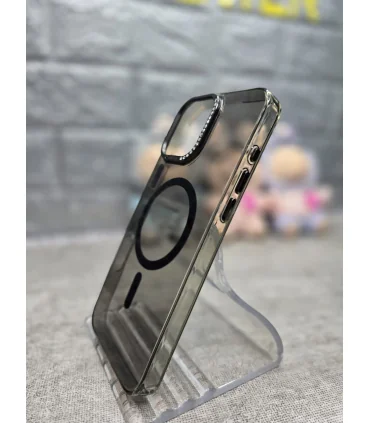 قاب مگسیف دار نگین دور لنز ایفون 16 پرو Case Mag Merit Iphone 16 pro