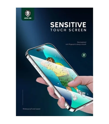 گلس گرین لاین سیلیکون پلاس ایفون 16 Green Lion 3D Silicone Plus Glass iPhone 16