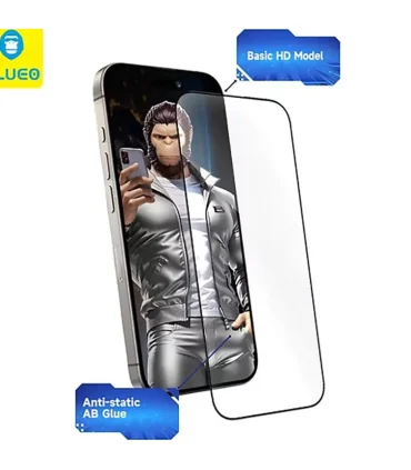 گلس شفاف بلوئو آیفون 16 BLUEO 2.5D 9H Basic HD Glass iPhone 16