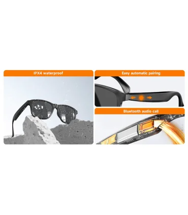 عینک آفتابی و هندزفری بی سیم ایکس او XO-E9