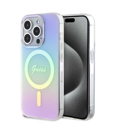 قاب کریستال مگسیف گس ایفون 15 پرومکس Case Cg moblie GUESS MAG Iphone 15 pro max