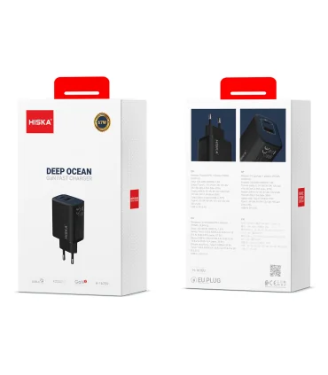 شارژر 67 وات هیسکا مدل HISKA H-167EU