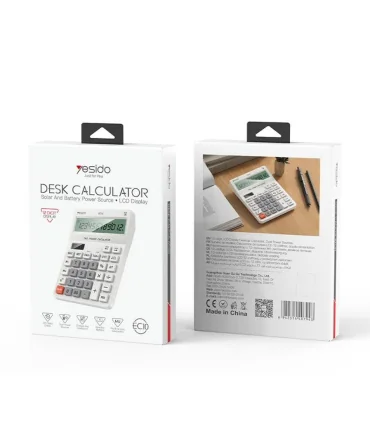 ماشین حساب دیجیتال یسیدو Yesido EC10 Dual Power Source Calculator