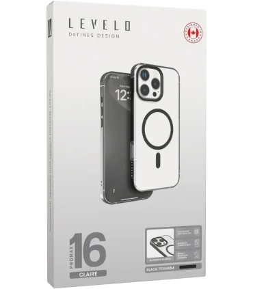 قاب لولو ایفون 16 پرومکس Levelo Claire Aluminum Bumper Iphone 16Pro Max