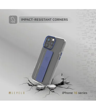 قاب لولو ایفون 16 پرومکس Levelo Graphia Silicone Grip Iphone 16Pro Max