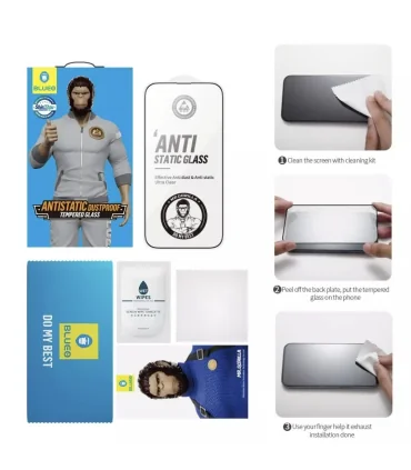 گلس انتی استاتیک بلو ایفون 15 Blueo Anti Static Iphone 15