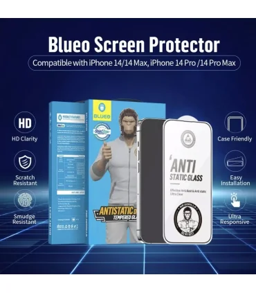 گلس انتی استاتیک بلو ایفون ایفون 14 پرومکس Blueo Anti Static Iphone 14 Pro Max