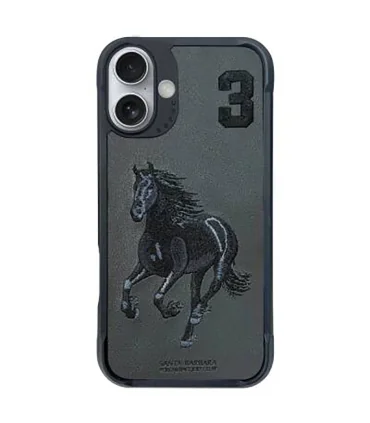 قاب ایفون 16چرمی پولو مدل Santa Barbara Case iPhone 16 Polo BORIS