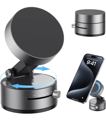 هولدر وکیومی مکانیکی قوی Vacuum Magnetic Suction Phone Holder
