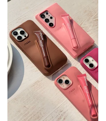 قاب ایفون 15 همراه لیپ گلاس رود Case Iphone 15 rhode