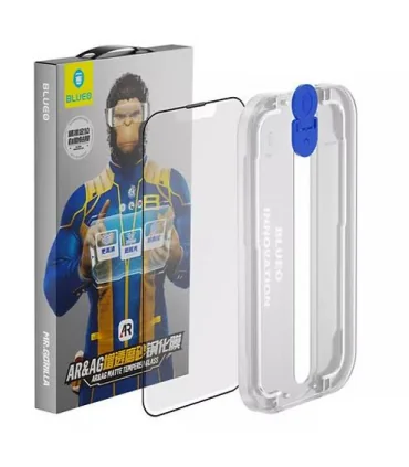 گلس مات بلو قالب نصب اسان ایفون 16ای Blueo Anti Glare Matte Glass iphone 16e