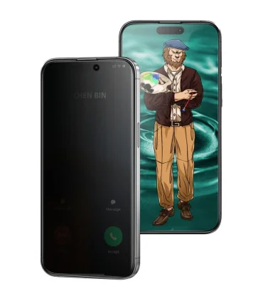 گلس قالب نصب اسان گرین لاین مدل پیکاسو ایفون 16ای Green Lion 3D Glass PICASSO iphone 16e