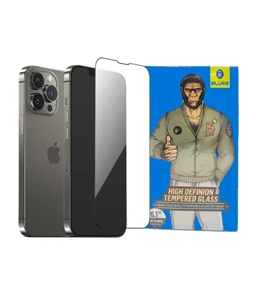 گلس انتی بدون حاشیه Blueo Full Cover Tempered Glass for iPhone 13 Pro/13
