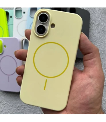 قاب سیلیکونی مگسیف دار ایفون 16 پرومکس همراه با جاکارتی Case Silicon Mag Iphone 16 Pro Max