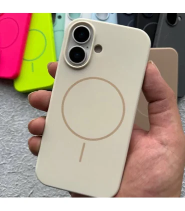 قاب سیلیکونی مگسیف دار ایفون 16 پرومکس همراه با جاکارتی Case Silicon Mag Iphone 16 Pro Max