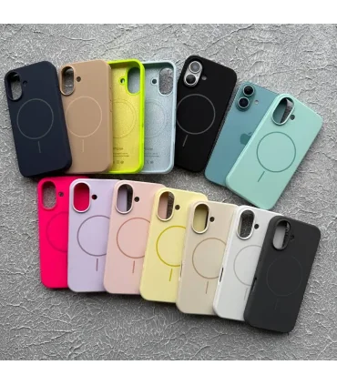 قاب سیلیکونی مگسیف دار ایفون 16 پرومکس همراه با جاکارتی Case Silicon Mag Iphone 16 Pro Max