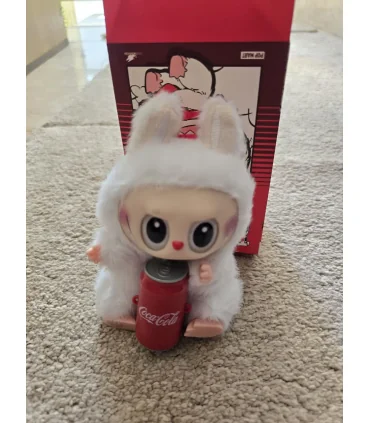 عروسک لبوبو کوکاکولا سوپرایزی doll LABUBU Soperayazi COCA COLA