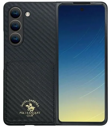 قاب چرمی طرح کربن پولو کنت زد فولد 5 Case Polo KENT Z FOLD 5