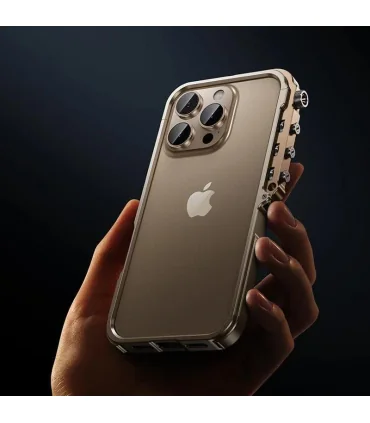 بامپر فلزی حرفه ای ایفون 16 پرومکس Bumper Metal Iphone 16 pro max