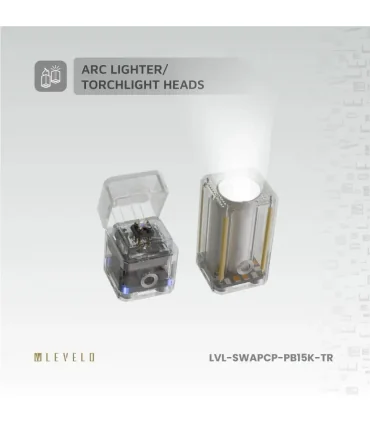 پاوربانک 15000 میلی آمپر به همراه لوازم جانبی لِولو مدل LEVELO SWAPCELL PRO LVL-SWAPCP-PB15K-TR