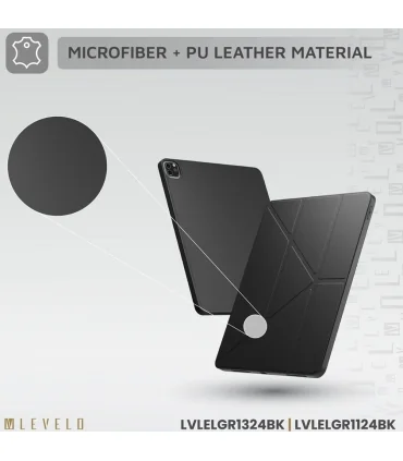 کیف آیپد پرو 13 اینچ 2024 برند لولو مدل الگانت Levelo Elegante Case for iPad Pro 13 2024