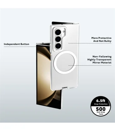 قاب زد فولد 7 یانگ کیت کریستال شیلد Crystal Shield Magsafe Series Z FOLD 7