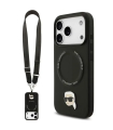 قاب چرمی کارل ایفون 17 پرومکس بند دار Case Karl With strap Iphone 17 pro max