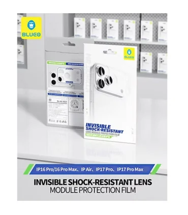 محافظ دور لنز ایفون 17 پرومکس Blueo Invisible مخصوص iPhone 17 Pro Max