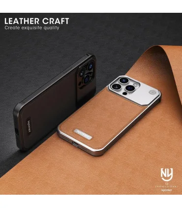 قاب حرفه ای فلزی ایفون 16 پرو Case NJOYNY Metall MAG Iphone 16 Pro