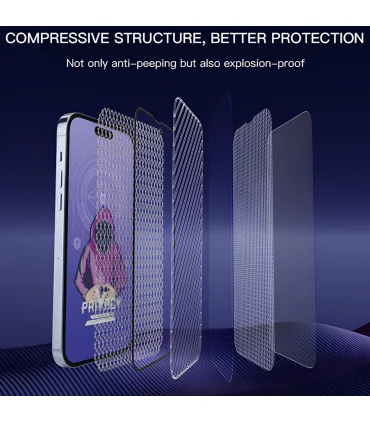 گلس امنیتی پرای ویسی میتوبل اس 24 اولترا Glass PRIVACY Mietubl Samsung S24 Ultra