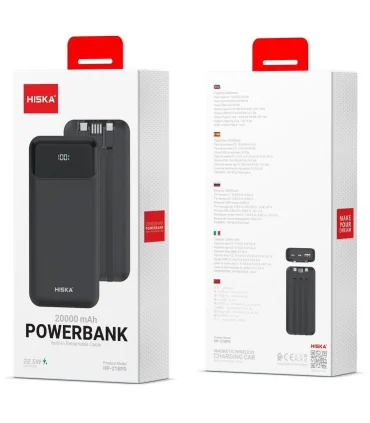 پاوربانک 20 هزار هیسکا PowerBank Hiska HP218PD