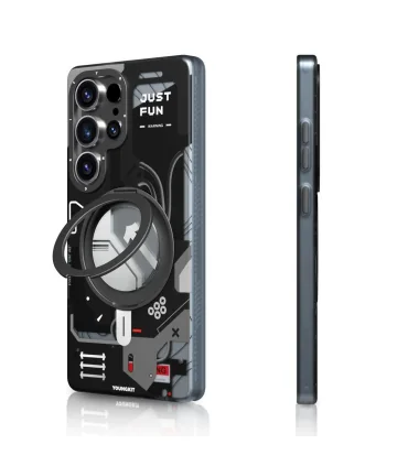 قاب یانگ کیت اس 26 اولترا Youngkit Cyberpunk 360 rotation Ring Stand BK11 S26 ULTRA