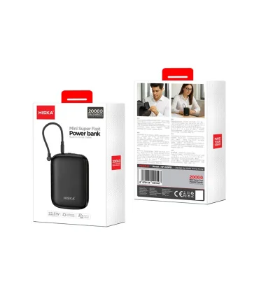 پاوربانک هیسکا 20 هزار میلی آمپر PowerBank Hiska HP-229PD