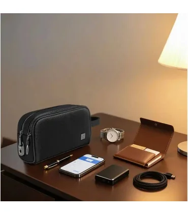 کیف دستی ضدسرقت اثر انگشتی N.O.1 مدل WIWU Phantom Fingerprint Lock Pouch Pro