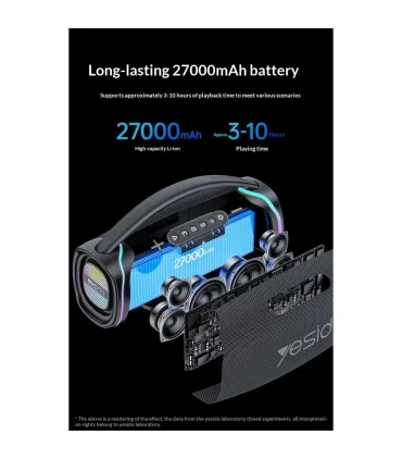 اسپیکر حرفه ای یسیدو 220 وات Yesido YSW46 Bluetooth Speaker