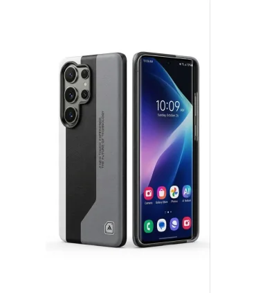 قاب لاکچری مگسیف دار چرم اس 26 اولترا Case Mag Lux S26 Ultra