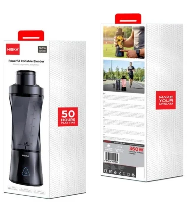 شیکر شارژی هیسکا مدل HR-87 ظرفیت 700 میلی لیتر